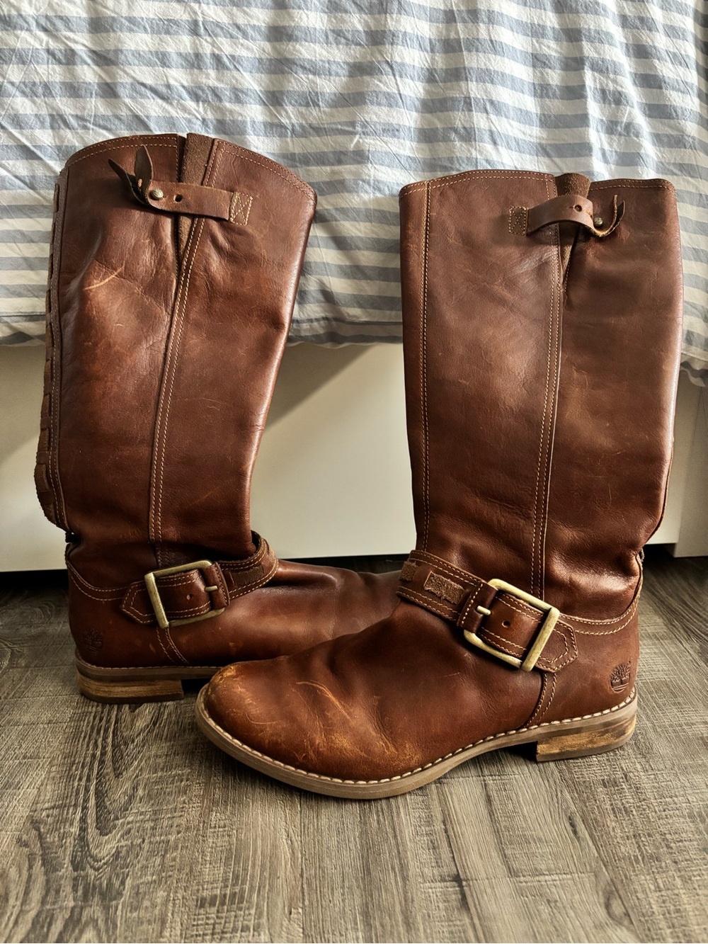 Timberland Savin Hill Tall Brown Leather Boots